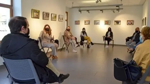 La presidenta del Partido Popular, Mar&iacute;a Jos&eacute; S&aacute;enz de Buruaga, en Colindres