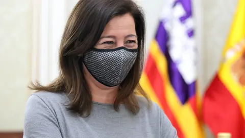 La presidenta del Govern Balear, Francina Armengol durante su reuni&oacute;n con el ministro de Pol&iacute;tica Territorial en la sede del Ministerio, a 13 de mayo de 2021, en Madrid (Espa&ntilde;a).