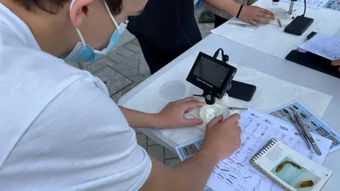 La Red C&aacute;ntabra de Desarrollo Rural analiza los r&iacute;os con alumnos