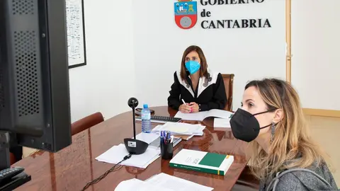 La consejera de Presidencia, Interior, Justicia y Acci&oacute;n Exterior, Paula Fern&aacute;ndez, participa de forma telem&aacute;tica en la reuni&oacute;n de la Conferencia Sectorial de Seguridad Nacional