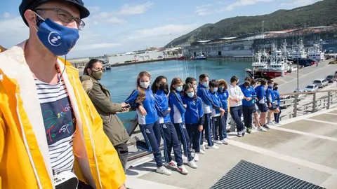 Archivo - Escolares de Santo&ntilde;a en la I Feria de Artes Fijas