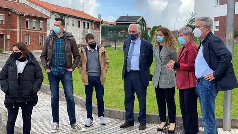 Delegada del Gobierno con alcaldesa en Polanco