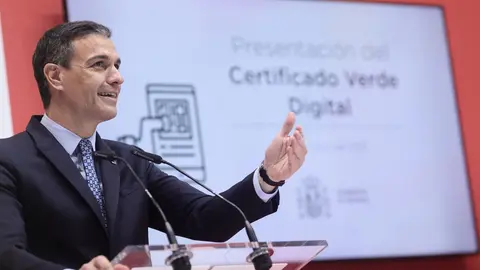 Pedro S&aacute;nchez en Fitur 2021