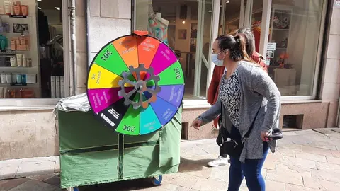 Participantes de la 'Ruleta del Casco Viejo'