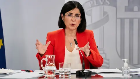 La ministra de Sanidad, Carolina Darias