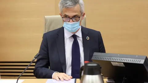 Archivo - El secretario General de Agenda Urbana y Vivienda, David Lucas, comparece en comisi&oacute;n de Transportes, Movilidad y Agenda Urbana, en el Congreso de los Diputados, en Madrid (Espa&ntilde;a), a 19 de octubre de 2020.