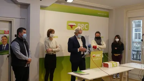 Los concejales regionalistas de Santander