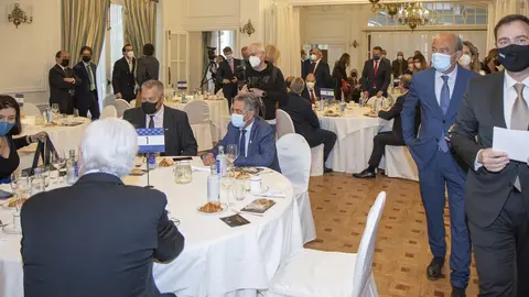 El consejero de Industria, Turismo, Innovaci&oacute;n, Transporte y Comercio, Javier L&oacute;pez Marcano, antes de intervenir en el Foro de la Ser