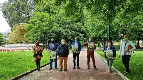 Presentaci&oacute;n del concurso de pintura en el parque Manuel Barqu&iacute;n