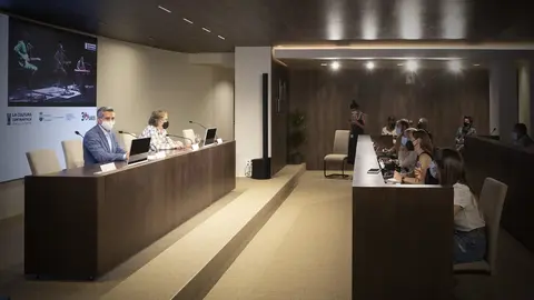 L vicepresidente y consejero de Universidades, Igualdad, Cultura y Deporte, Pablo Zuloaga, presenta el balance de La Cultura Contraataca.