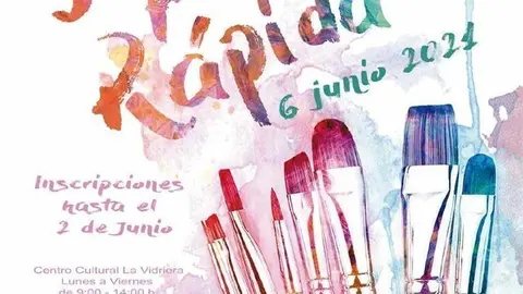 Cartel del XXXI Concurso de Pintura R&aacute;pida al aire libre de Camargo.