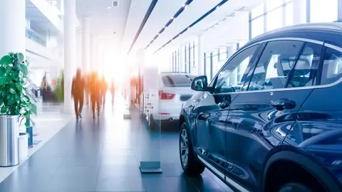 Imagen de un concesionario.