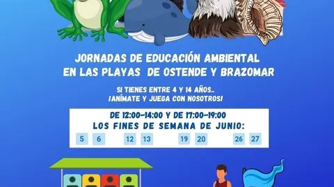Cartel de las Jornadas de Educaci&oacute;n Ambiental en Castro Urdiales