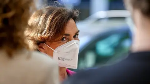 La vicepresidenta primera del Gobierno, ministra de la Presidencia, Relaciones con las Cortes y Memoria Democr&aacute;tica, Carmen Calvo.