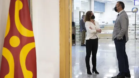 El consejero de Desarrollo Rural, Ganader&iacute;a, Pesca, Alimentaci&oacute;n y Medio Ambiente, Guillermo Blanco, presenta, en rueda de prensa, la convocatoria de ayudas para la primera instalaci&oacute;n de agricultores j&oacute;venes y para inversiones en explotaciones.