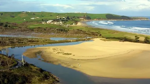 OYAMBRE
RIA RABIA
VISTA AEREA
NACHO ROMERO &copy;
13 FEB 03