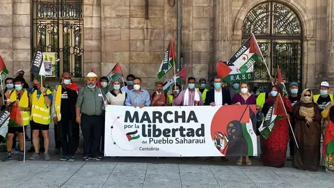 Marcha por la Libertad del Pueblo Saharaui en Torrelavega