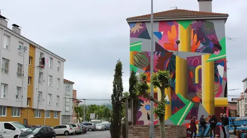 Mural de la Galeria Vertical de Reinosa