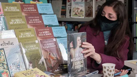 Archivo - La escritora Espido Freire en Madrid.