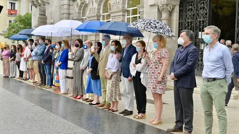 Minuto de silencio en Santander por las &uacute;ltimas v&iacute;ctimas de violencia machista
