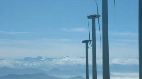 Archivo - Parque e&oacute;lico.