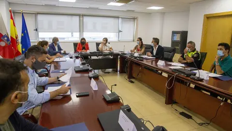 Archivo - La consejera de Presidencia, Interior, Justicia y Acci&oacute;n Exterior, Paula Fern&aacute;ndez, preside la Junta de Coordinaci&oacute;n de Polic&iacute;as Locales.