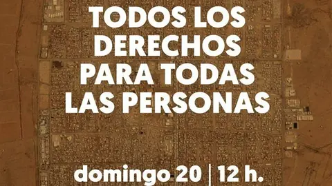 Cartel de la concentraci&oacute;n de Pasaje Seguro en Santander por el D&iacute;a Mundial de las Personas Refugiadas