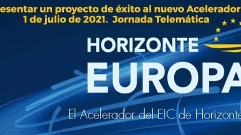 Cartel de la jornada sobre el Acelerador Europeo de Innovaci&oacute;n