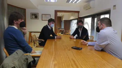 Reuni&oacute;n de los concejales socialistas con COACAN