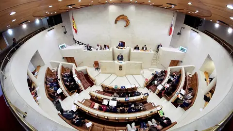 Archivo - Hemiciclo del Parlamento de Cantabria