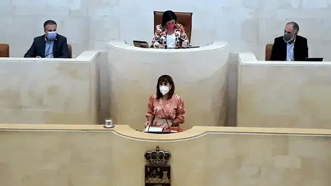 La consejera de Empleo y Pol&iacute;ticas Sociales, Ana Bel&eacute;n &Aacute;lvarez