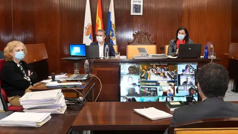 Archivo - Pleno del Ayuntamiento de Santander. Archivo