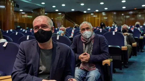 Archivo - El secretario general de CCOO, Unai Sordo (i), y el secretario general de UGT, Pepe &Aacute;lvarez, en una imagen de archivo