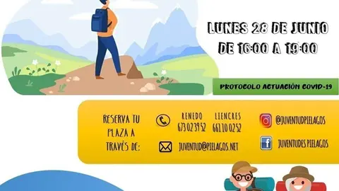 Cartel salida al Monte Dobra.