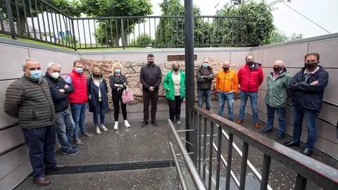 Visita al paso subterr&aacute;neo