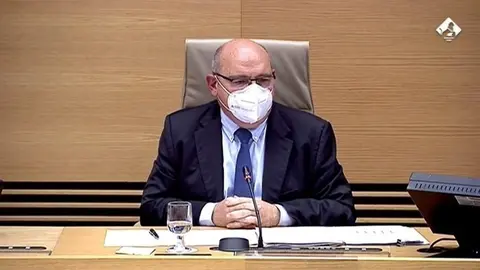 El secretario general de Universidades, Jos&eacute; Manuel Pingarr&oacute;n, en la Comisi&oacute;n de Ciencia, Innovaci&oacute;n y Universidades de este jueves del Congreso