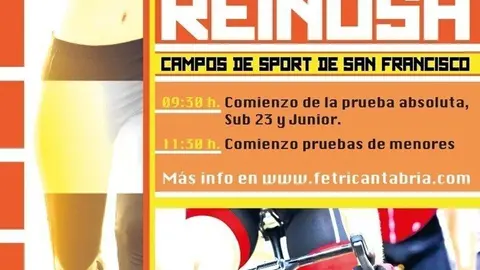 Cartel del 25 Duatl&oacute;n Ciudad de Reinosa.
