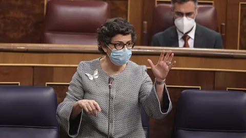 La ministra de Asuntos Exteriores, Uni&oacute;n Europea y Cooperaci&oacute;n, Arancha Gonz&aacute;lez Laya