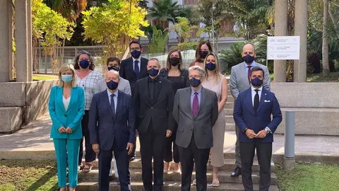 La consejera de Presidencia, Interior, Justicia y Acci&oacute;n Exterior, Paula Fern&aacute;ndez Via&ntilde;a, asiste a la reuni&oacute;n de la Conferencia Sectorial de Administraci&oacute;n de Justicia