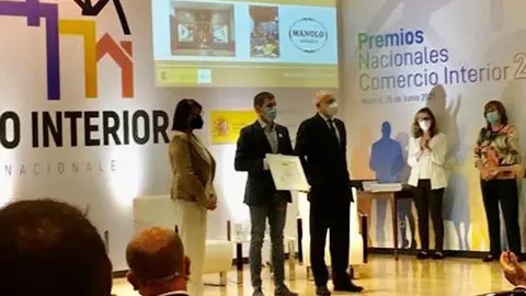 Acto de entrega de los Premios Nacionales de Comercio 2020 