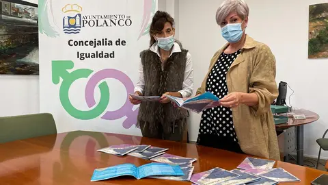 La alcaldesa de Polanco, Rosa D&iacute;az, y la concejala de Participaci&oacute;n Ciudadana