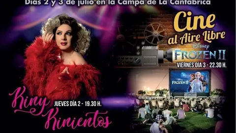 Cartel de las actuaciones