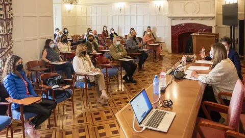 La consejera de Presidencia, Paula Fern&aacute;ndez , interviene en la inauguraci&oacute;n del curso de la UIMP, organizado por la Asociaci&oacute;n de Periodistas de Cantabria y la Federaci&oacute;n de Asociaciones de Periodistas de Espa&ntilde;a.