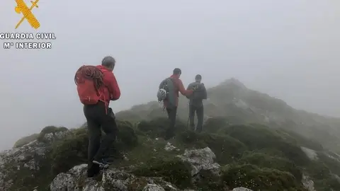 Rescate de los monta&ntilde;eros por la Guardia Civil