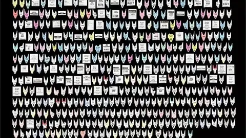 Archivo - Trabajo de la exposici&oacute;n 'Contar o contar'