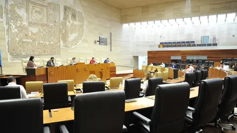 Imagen de archivo de actividad en la Asamblea de Extremadura