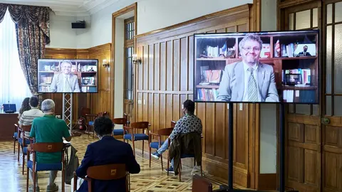 Fabi&aacute;n Salvioli, relator de la ONU, en la UIMP