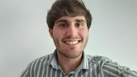 &Oacute;scar Guti&eacute;rrez, coportavoz de la red juvenil de IU Cantabria.