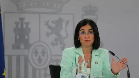 La ministra de Sanidad, Carolina Darias, 