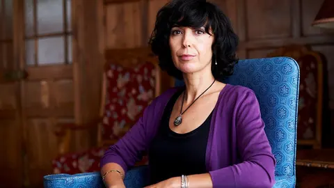 La escritora  Edurne Portela en la UIMP